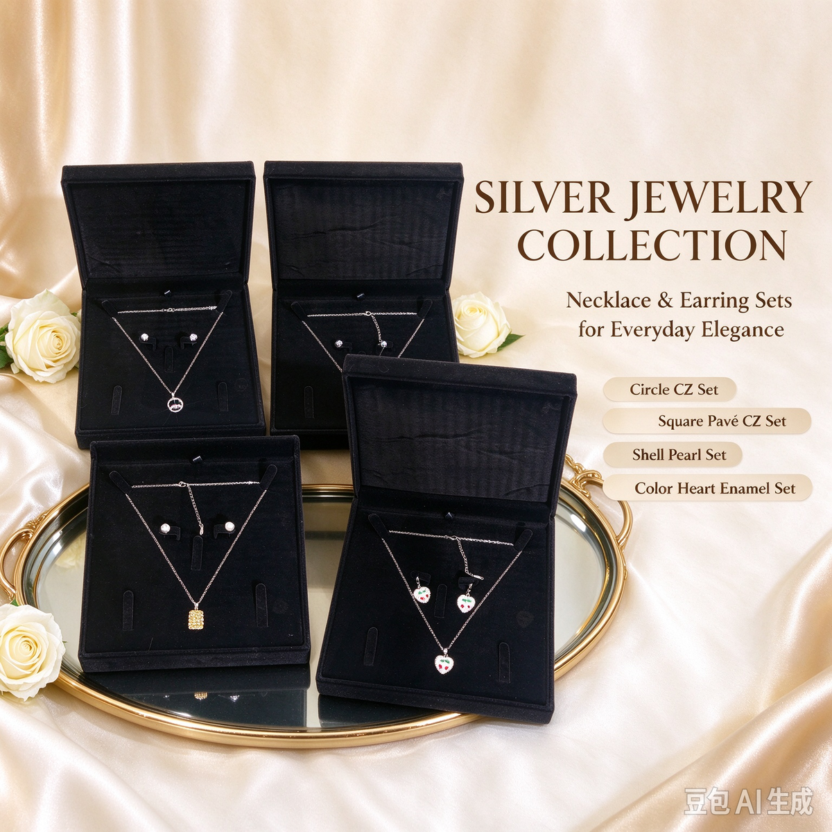 NECKLACE&EARING SET