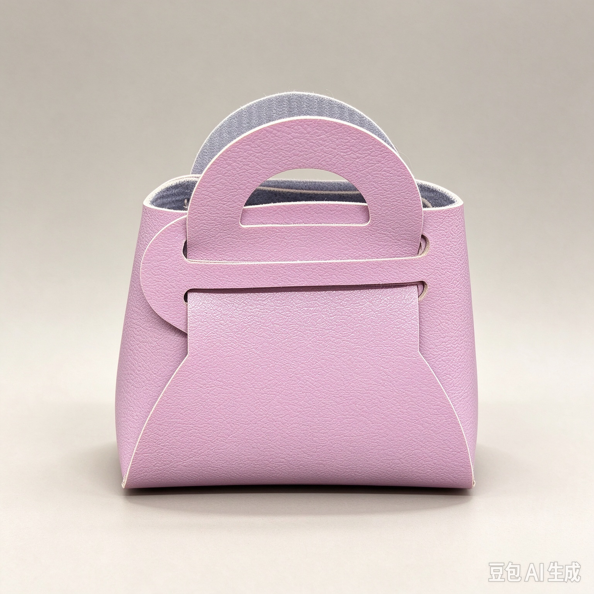 Lavender Purple Mini Faux Leather Fold-Over Mini Pouch, Small Gift Bag for Wedding Favors, Bridal Shower, Party Candy & Guest Gifts