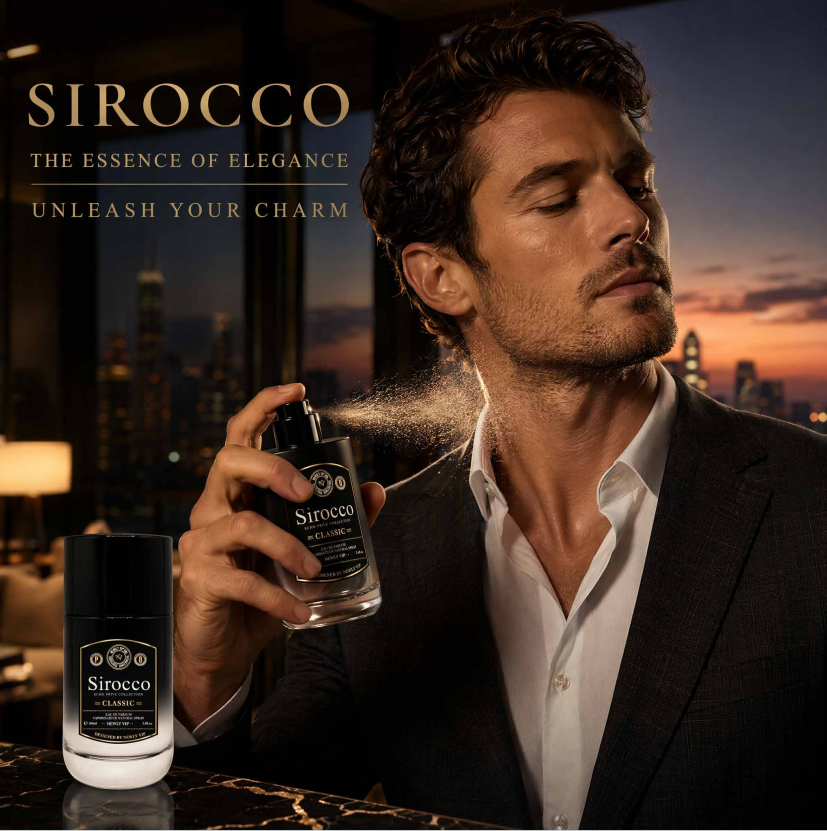 Sirocco Classic Eau de Parfum 100ml | Long Lasting Men’s Fragrance
