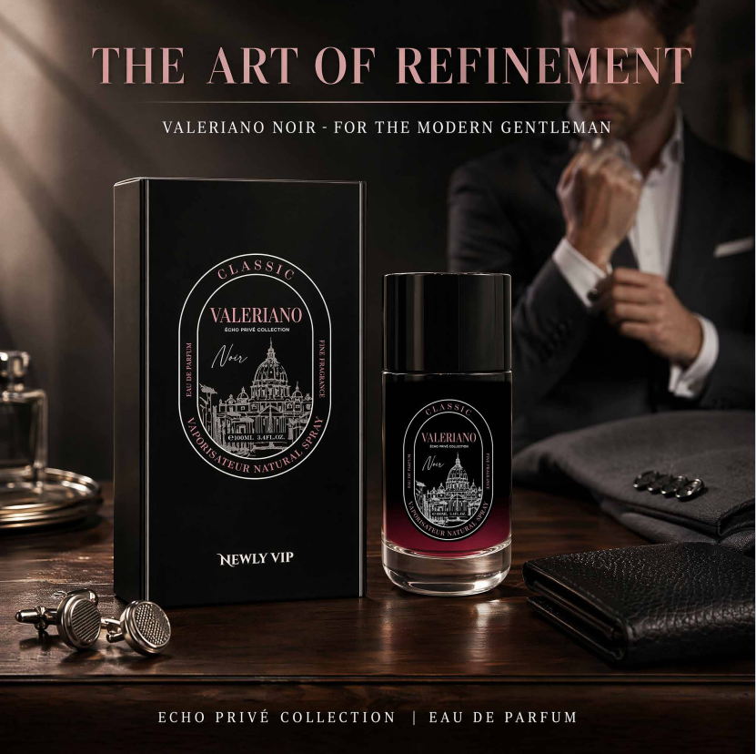 Valeriano Noir Eau de Parfum 100ml | Dark Woody Masculine Fragrance