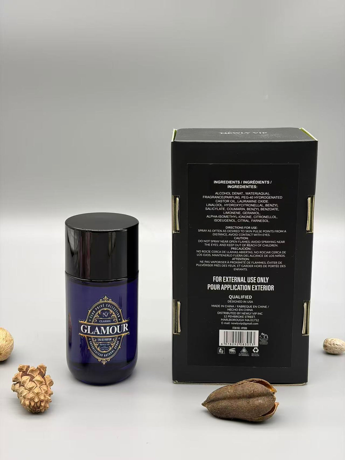 Glamour Classic Eau de Parfum 100ml | Elegant Woody Scent for Men