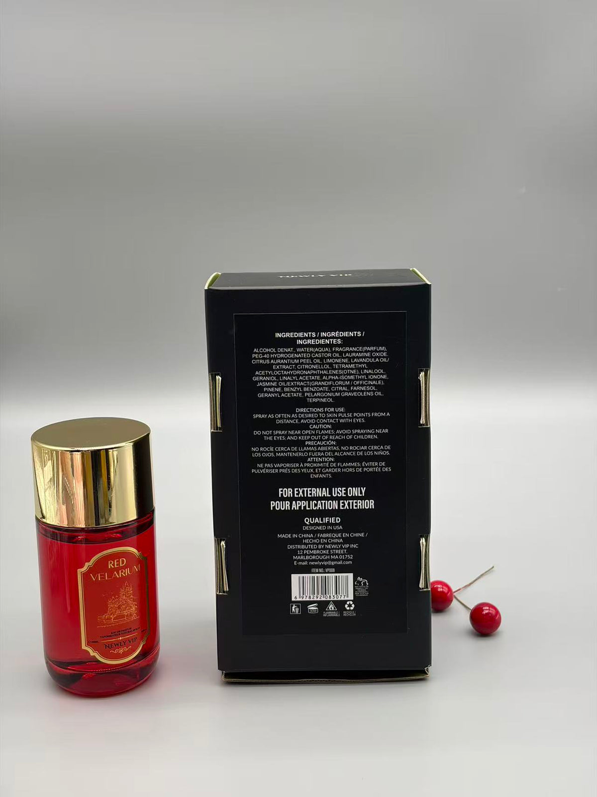Red Velarium Eau de Parfum 100ml | Rich Fruity Floral Women’s Fragrance