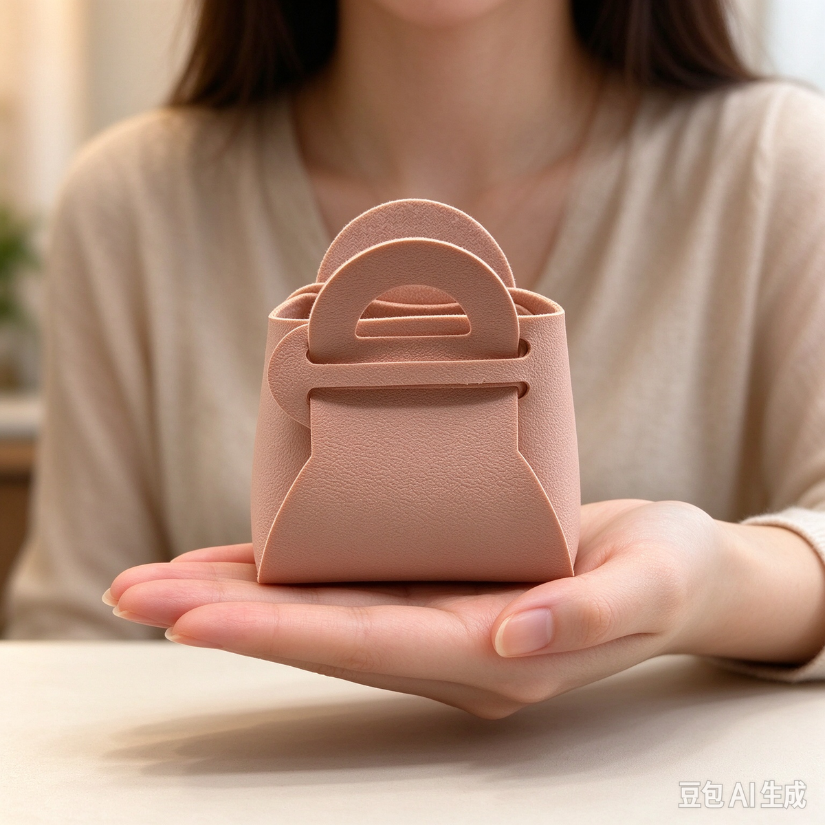Pink Mini Faux Leather Fold-Over Mini Pouch, Small Gift Bag for Wedding Favors, Bridal Shower, Party Candy & Guest Gifts